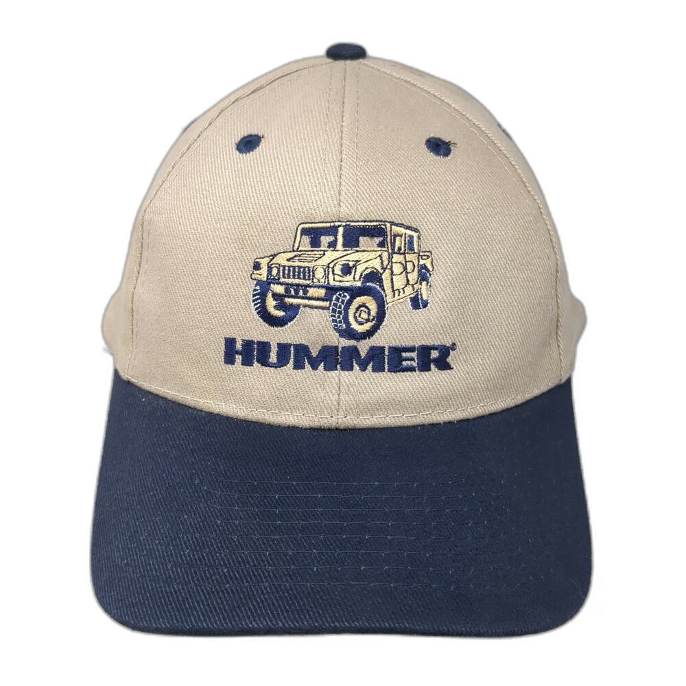 Toppers Snapback Beige Blue One Size Hummer H1 Off-Road Truck Embroidered Hat